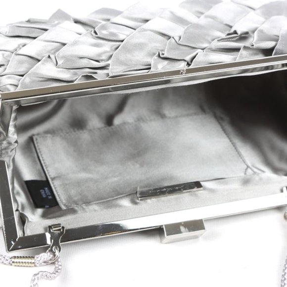 ‼️LAST DAY‼️EUC~ Kate Landry Satin Ruffle Bag - Picture 5 of 8